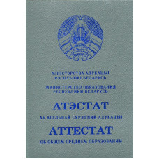 Аттестат Беларусь 2015-2024